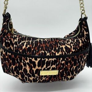 Betsey Johnson Leopard Print Hobo Bag
